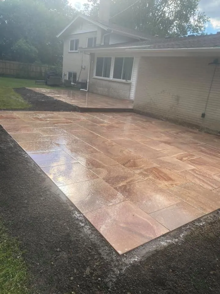 Custom residential landscaping with custom design in Highland Park, IL by Moreno Landscape & Hardscape