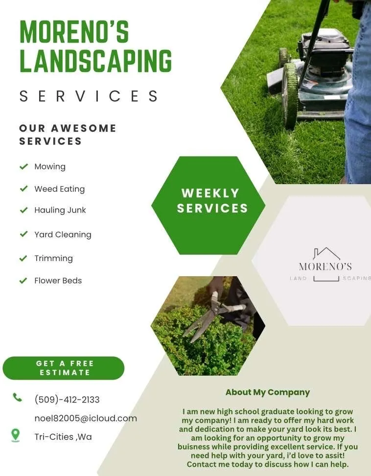 Professional landscape design for residential properties in Pasco, WA by Morenos Landscaping
