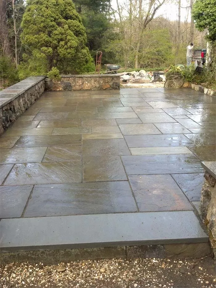 Professional yard cleanup service with custom design in Ardsley, NY by Moretti Landscaping & Masonry
