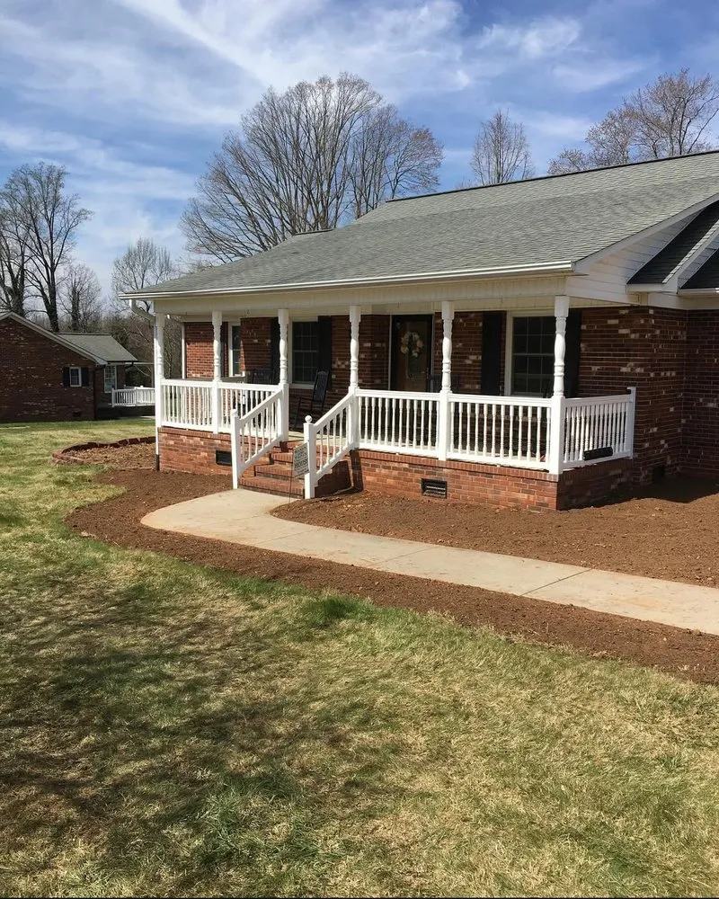 Expert yard maintenance in Asheboro, NC by Morgan Farms Mulching