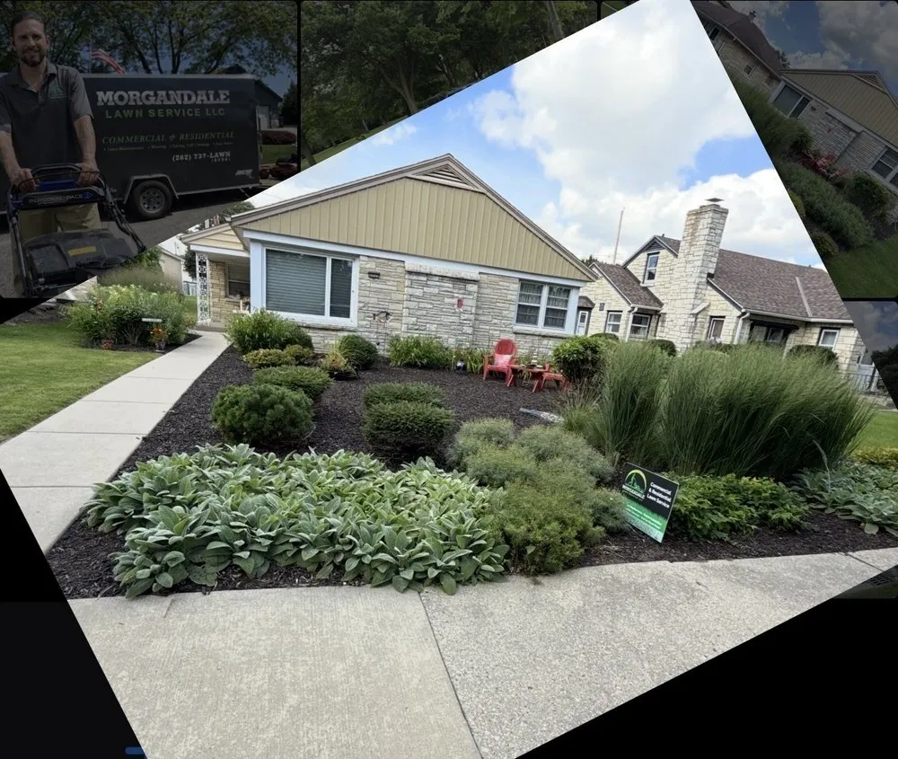 Professional garden landscaping in Milwaukee, WI by Morgandale Lawn Service