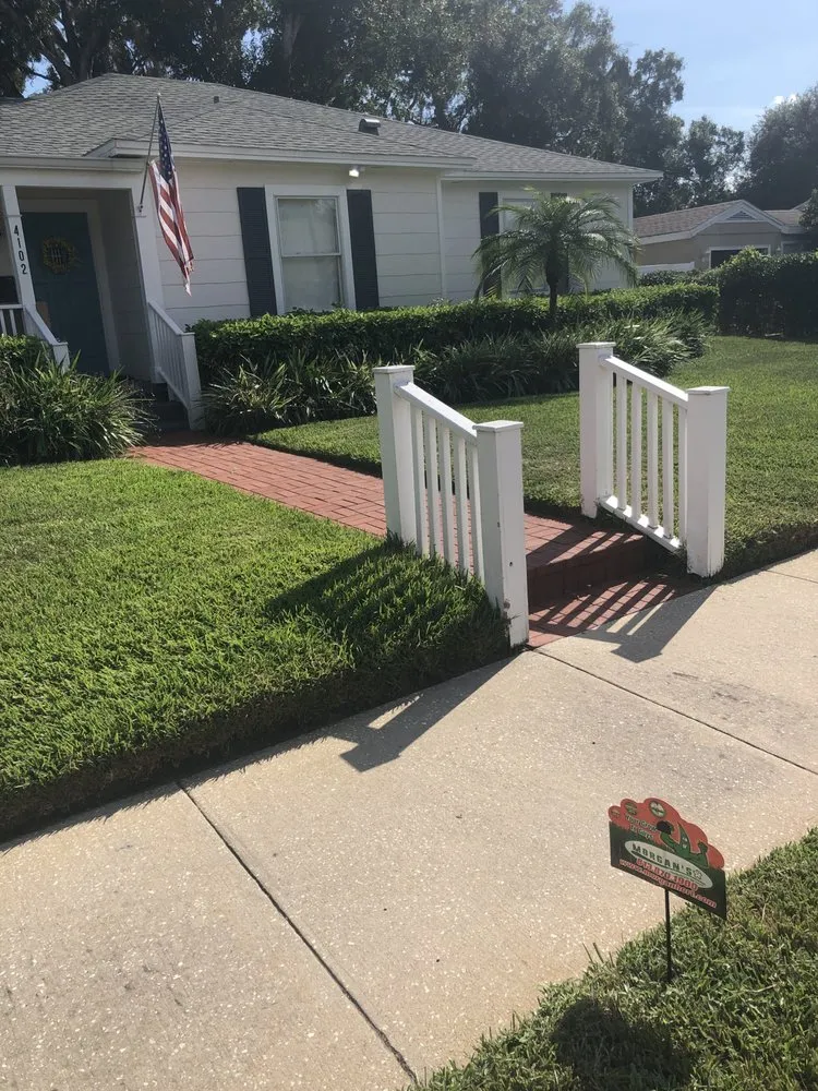 Custom outdoor landscaping for beautiful yards in Tampa, FL by Morgan's Horticultural Services