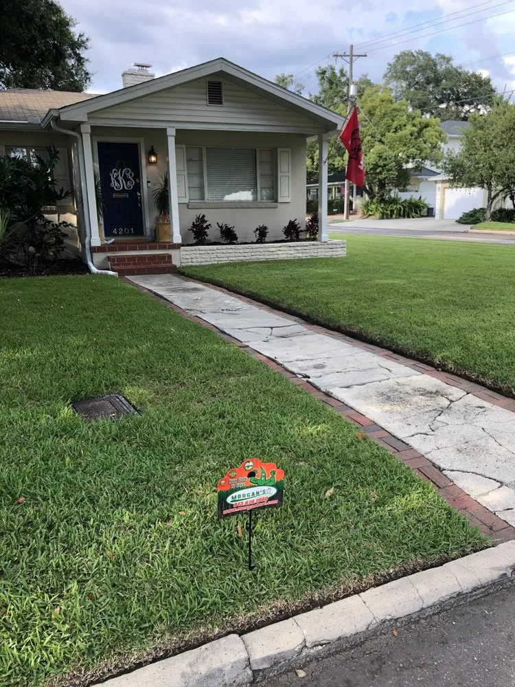 Trusted garden landscaping with custom design across Tampa, FL - Morgan's Horticultural Services