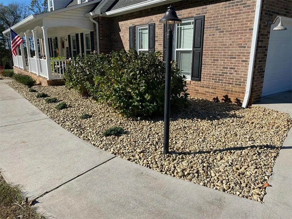 Expert landscape installation with custom design in Rutledge, TN by Morgan’s Property Maintenance