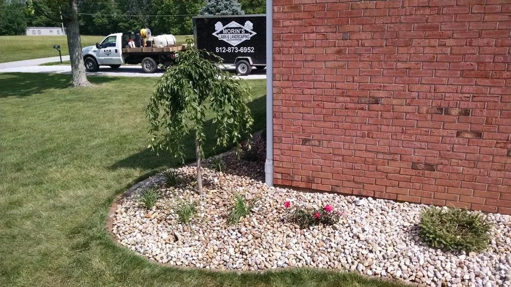 Affordable landscape installation in North Vernon, IN by Morin's Landscaping