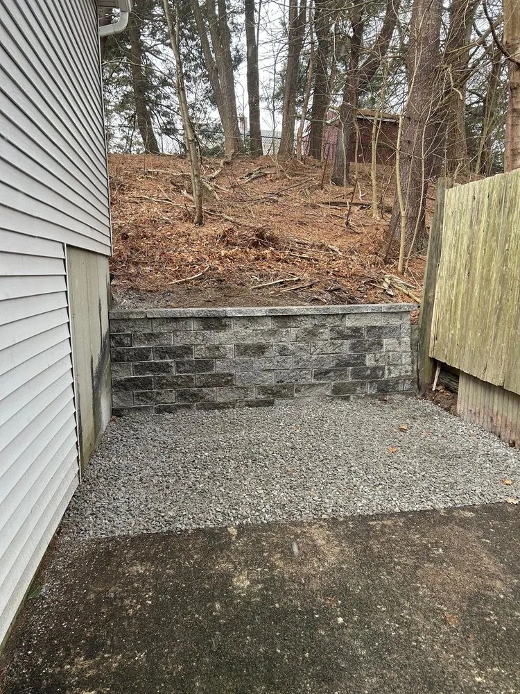 Custom yard cleanup service in Oxford, MA by Morin's Landscaping