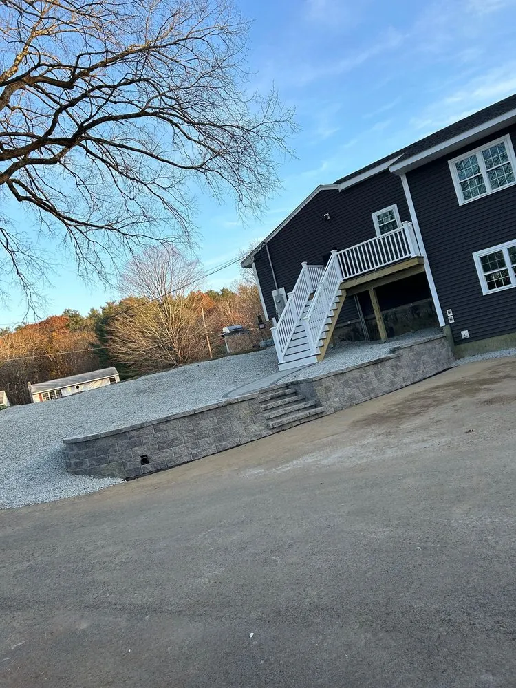 Expert landscape installation in Oxford, MA by Morin's Landscaping