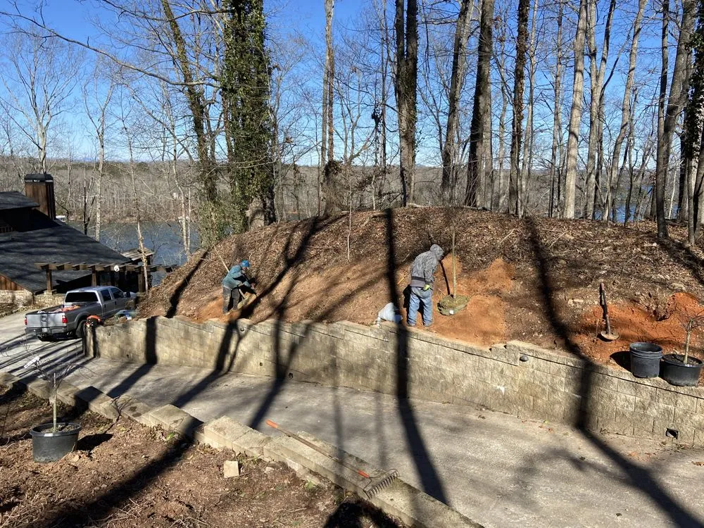 Local garden landscaping for year-round maintenance across Marietta, GA - Morning Dew Landscapes