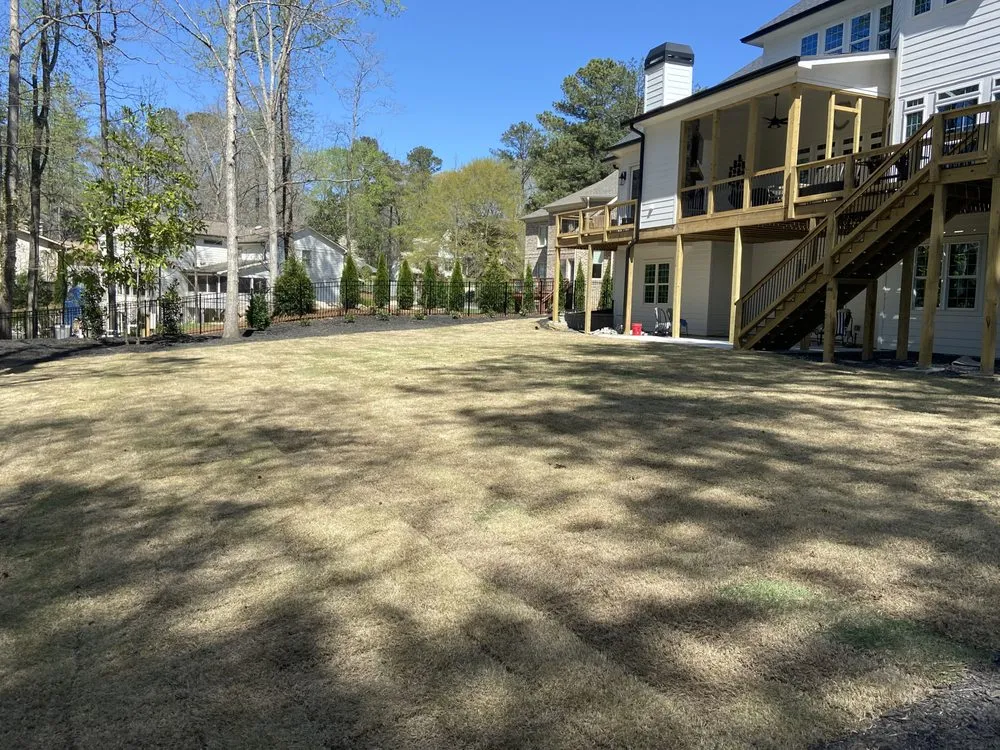 Expert garden landscaping with custom design across Marietta, GA - Morning Dew Landscapes