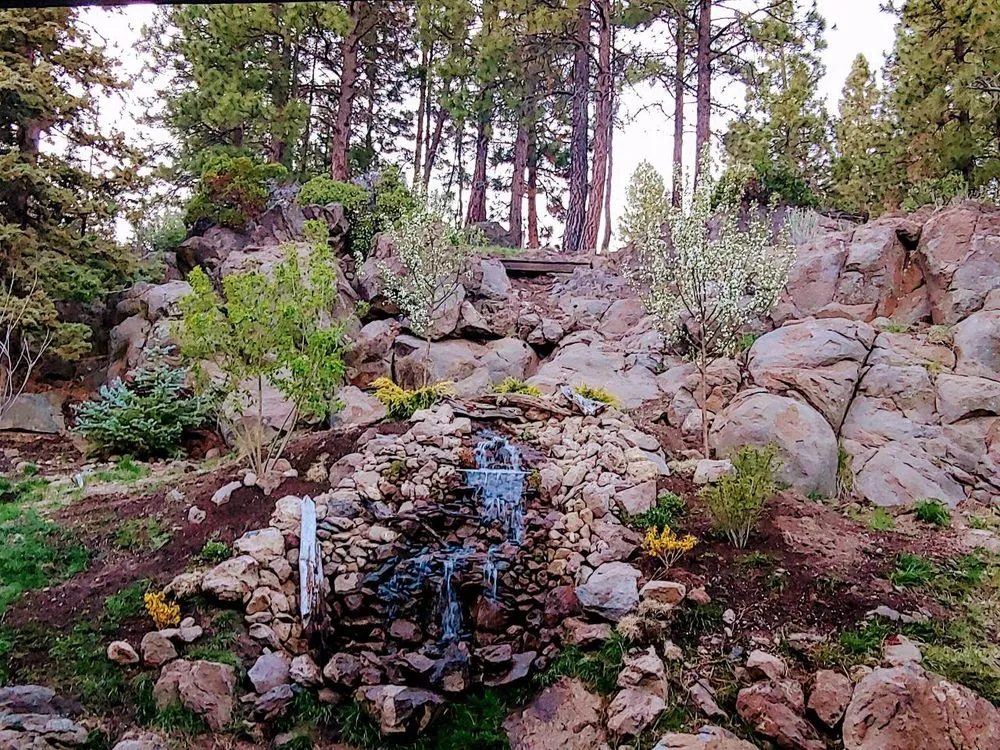 Custom landscape design with custom design in Glenns Ferry, ID by Morning Dew Landscaping