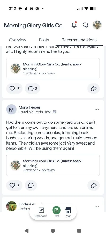 Expert outdoor landscaping for residential properties across Culpeper, VA - Morning Glory Girls