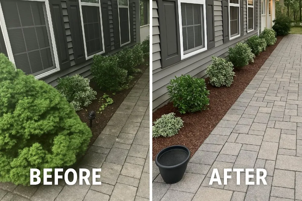 Custom residential landscaping in Culpeper, VA by Morning Glory Girls