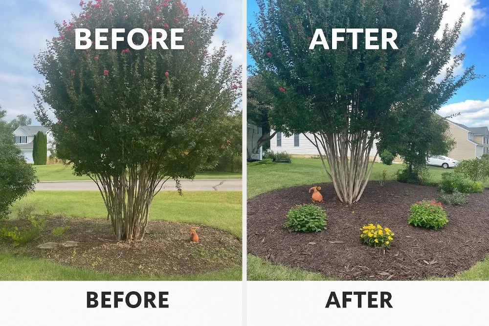 Professional yard cleanup service for outdoor upgrades in Culpeper, VA by Morning Glory Girls