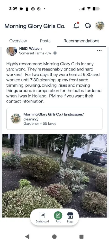 Top-rated lawn care service for residential properties across Culpeper, VA - Morning Glory Girls