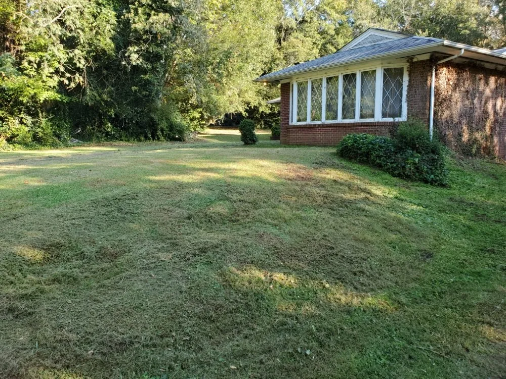 Professional yard cleanup service for homes in Seneca, SC by Morning Glory Lawn Care & Landscaping