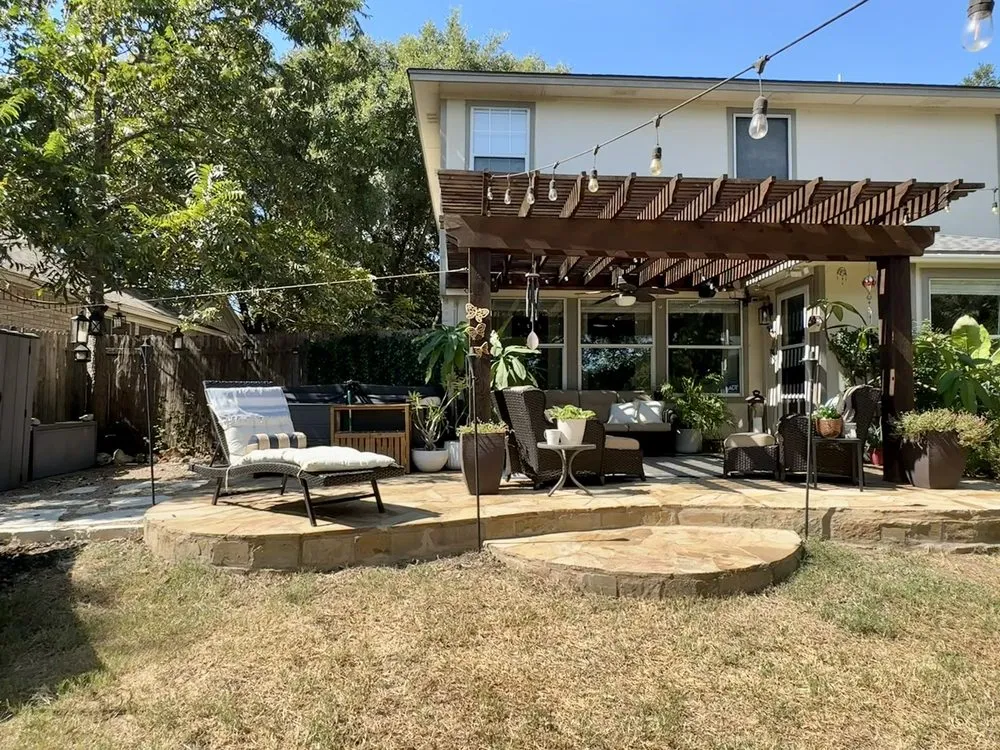 Professional outdoor landscaping in Austin, TX by Morningstar Landscaping