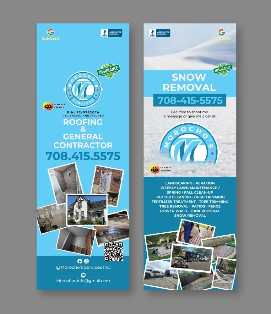 Custom landscaping services for year-round maintenance in Brookfield, IL by Morochos Services