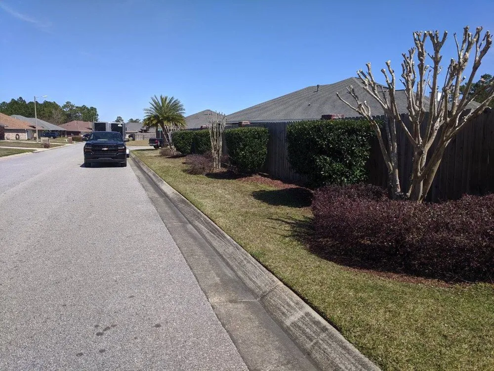 Custom garden landscaping in Pensacola, FL by Morris & Morris Landscaping