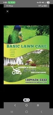Morris & Stout Lawncare Logo