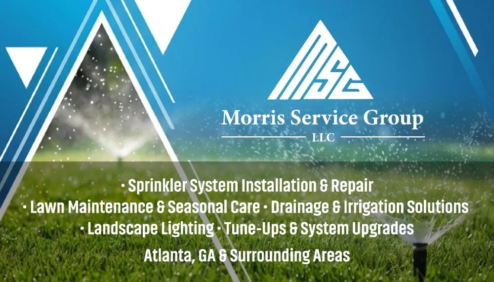 Professional outdoor landscaping in Lithonia, GA by Morris Service Group