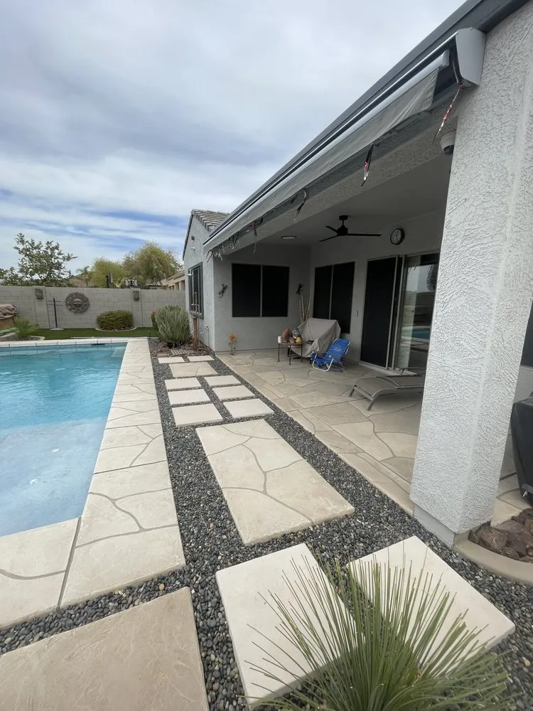 Custom lawn mowing service with custom design across New River, AZ - Morrison Landscape and Construction