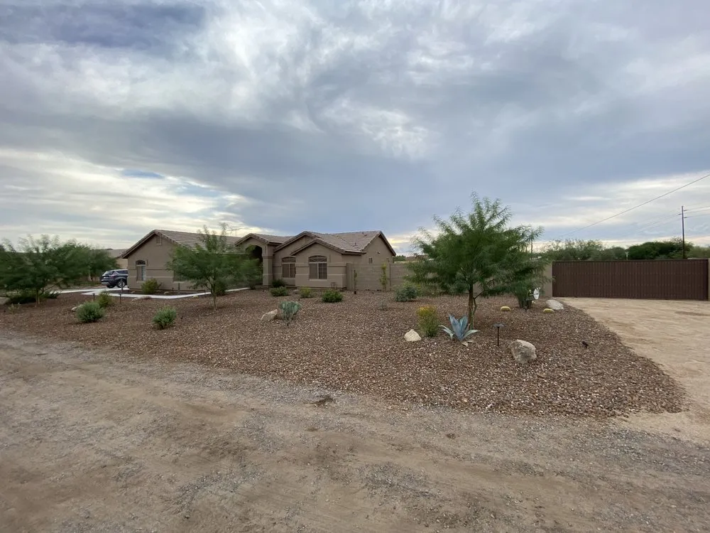 Affordable garden landscaping in New River, AZ by Morrison Landscape and Construction