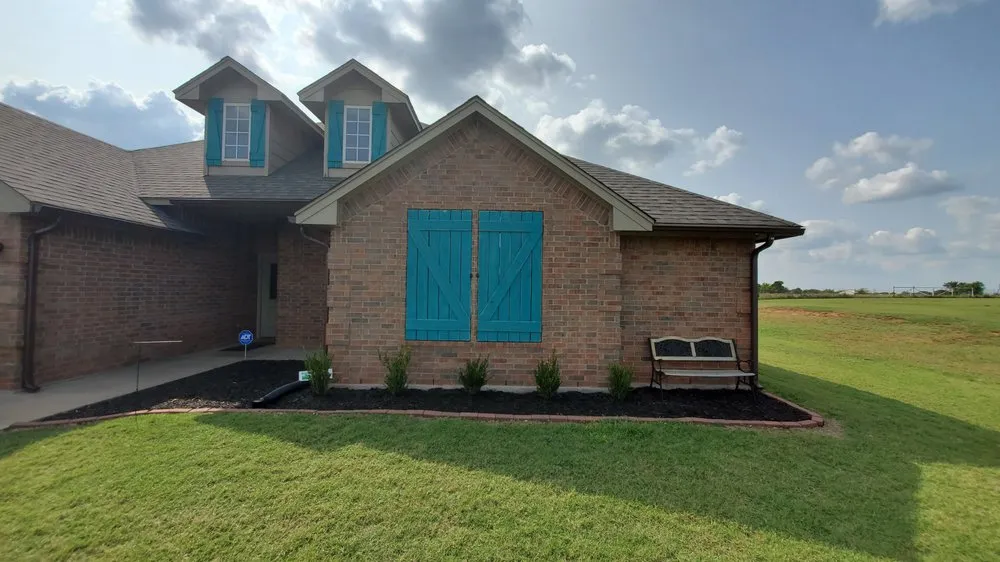 Custom landscape design in Lawton, OK by Morrison Lawn Care