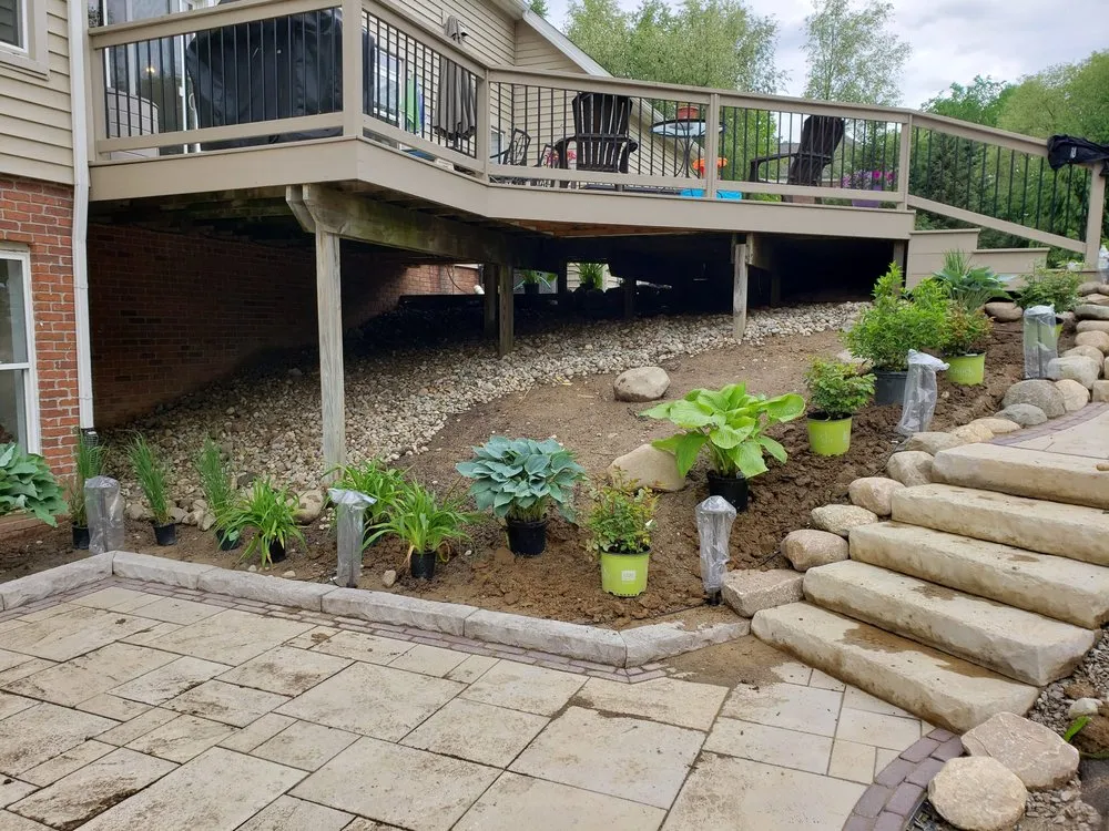 Local residential landscaping in Fowlerville, MI by Morrison Property Maintenance & Landscape Group