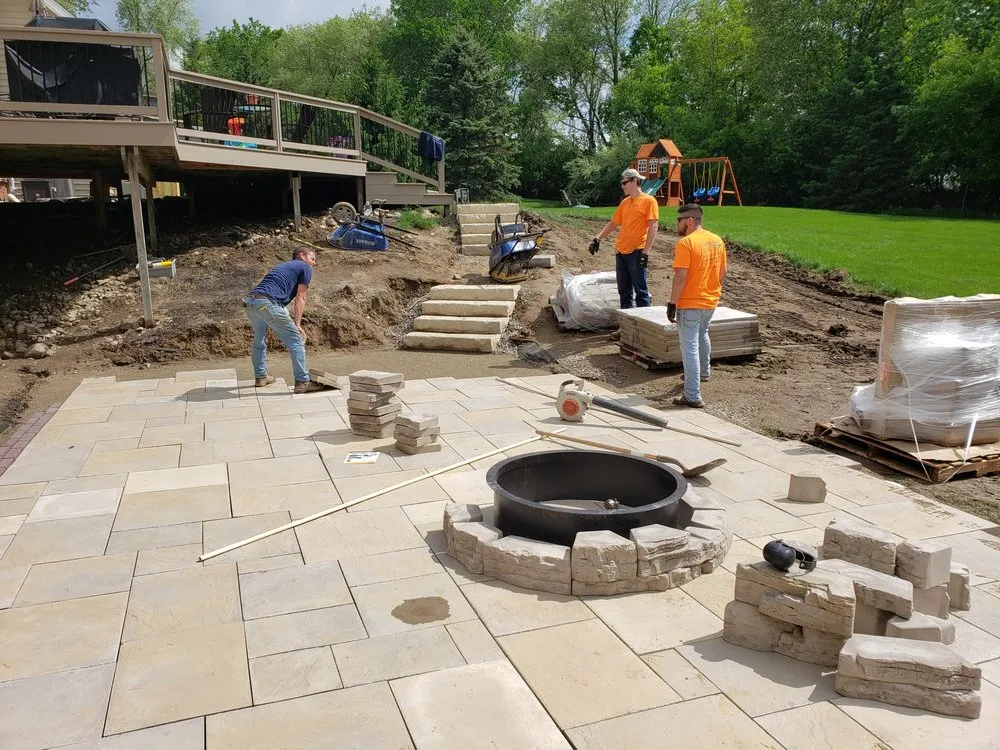 Local landscape installation in Fowlerville, MI by Morrison Property Maintenance & Landscape Group