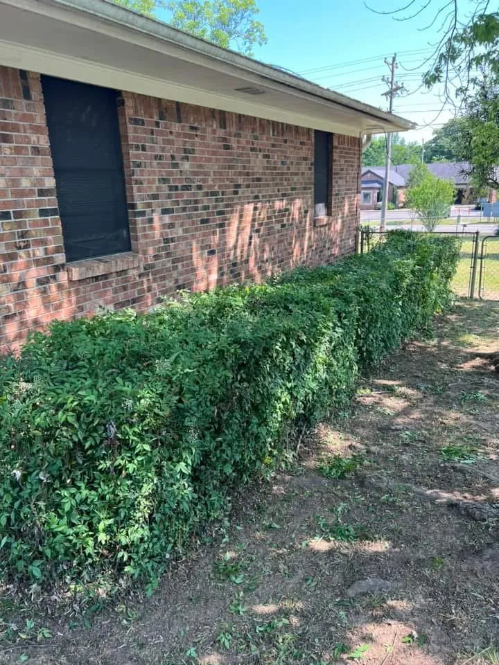 Custom outdoor landscaping for homes in Perryville, AR by Morrow Mowing & Lawn Care