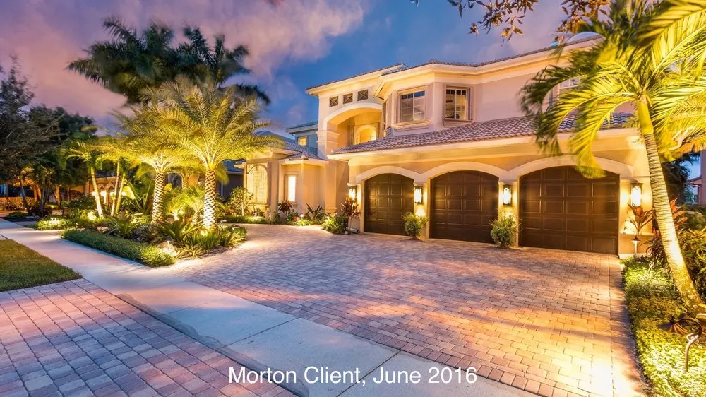 Affordable yard maintenance with custom design in West Palm Beach, FL by Morton Landscape Lighting