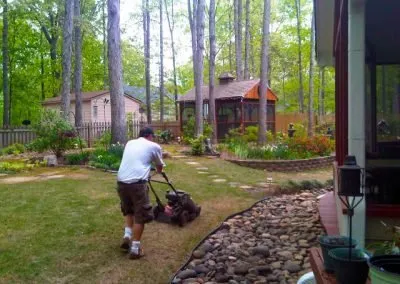 Local landscape installation for outdoor upgrades in Fayetteville, GA by Morton's Lawn Service