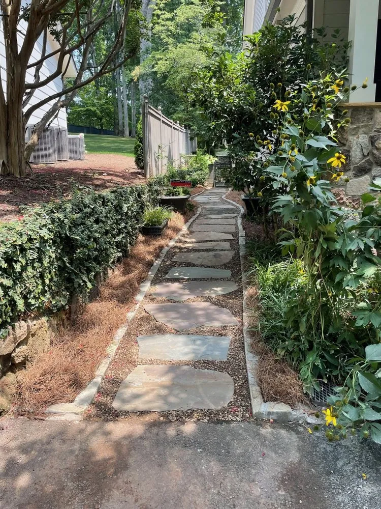 Custom residential landscaping for homes in Pauline, SC by MO's Lawn Care and Landscaping