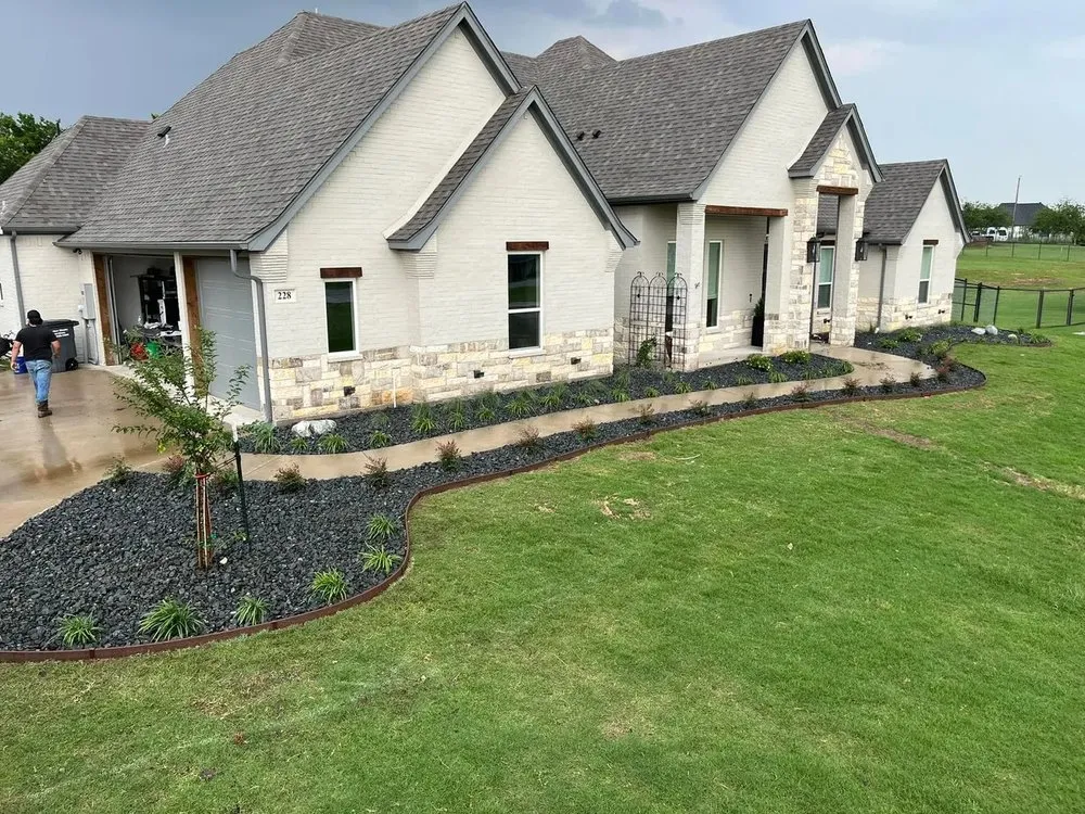 Top-rated landscape design for residential properties across Blue Mound, TX - Mo's Luxury Landscaping