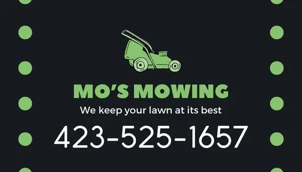 Mo’s Mowing Logo