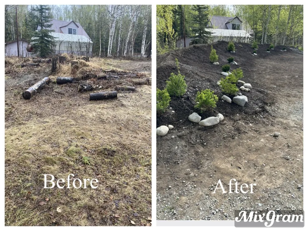 Expert yard cleanup service with custom design in Wasilla, AK by Moses Stephan