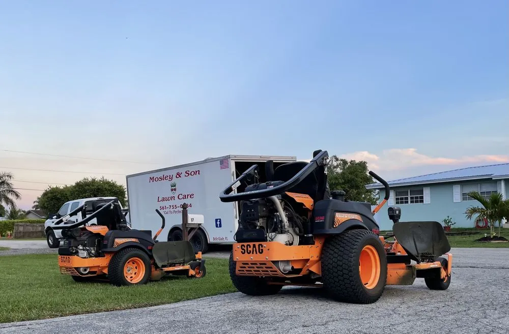 Affordable lawn care service for homes across Belle Glade, FL - Mosley & Son Lawn Care