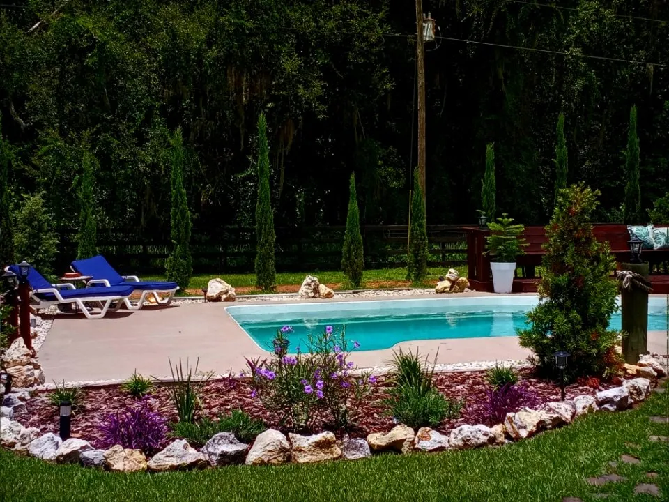 Custom residential landscaping for residential properties in Ocala, FL by Mosley Property Improvements