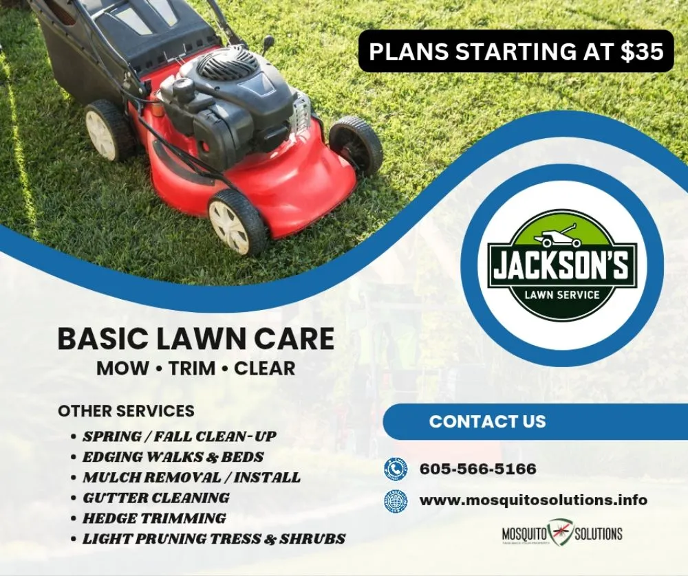 Custom lawn mowing service near you in Sioux Falls, SD by Mosquito Solutions