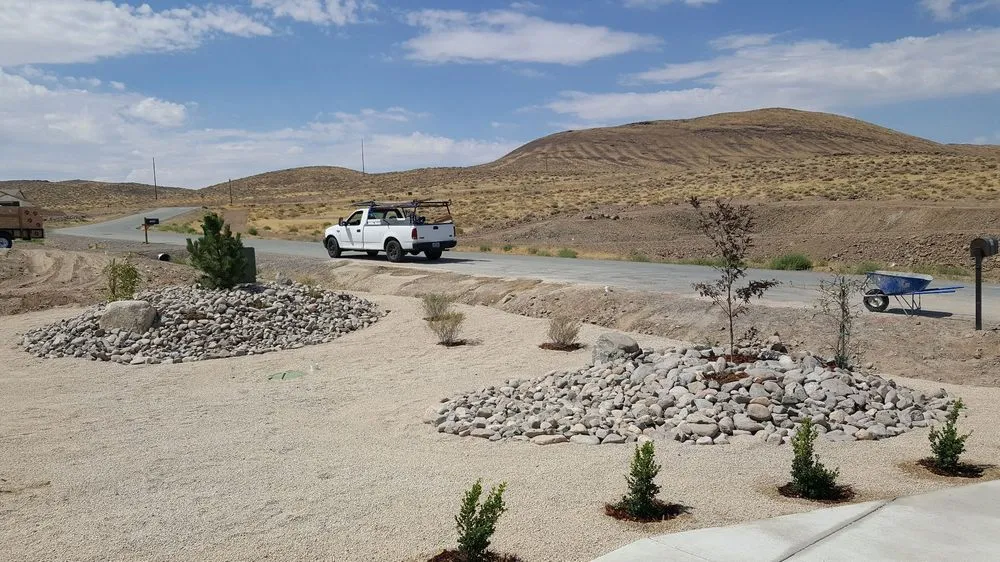 Expert garden landscaping in Fernley, NV by Moss & Sons Landscaping