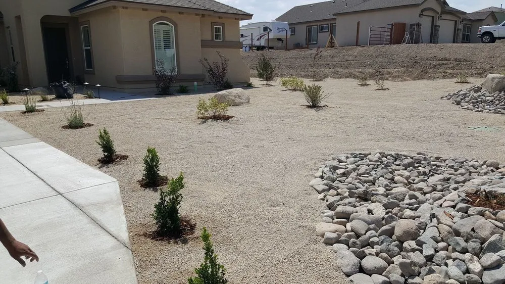 Custom residential landscaping for residential properties in Fernley, NV by Moss & Sons Landscaping