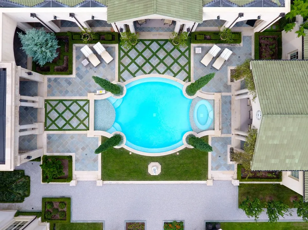 Top-rated landscape design with custom design in Houston, TX by Moss Landscaping