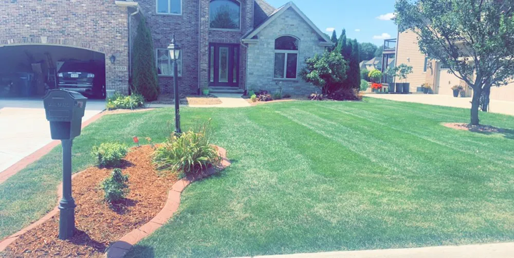 Local landscape installation in Crown Point, IN by Moss Lawn Improvement