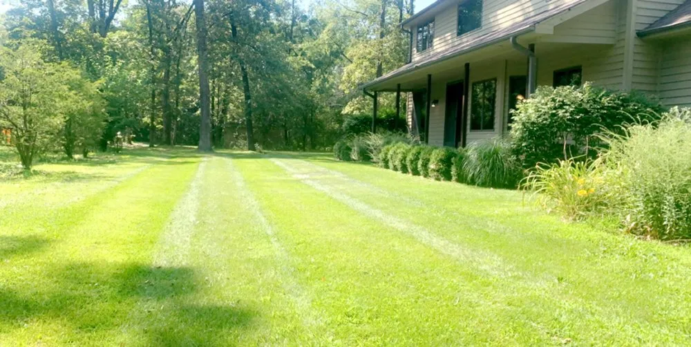 Professional garden landscaping with custom design across Crown Point, IN - Moss Lawn Improvement
