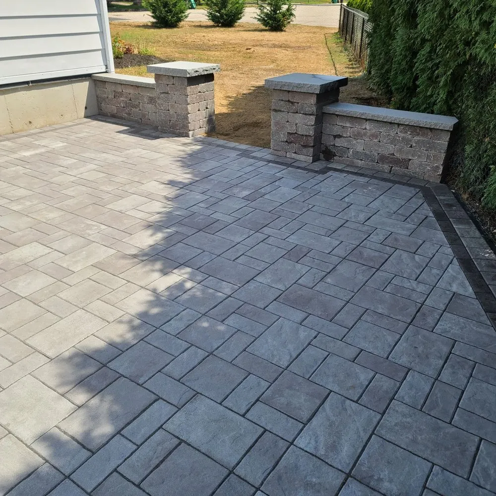 Trusted garden landscaping with custom design in Coventry, RI by Mota's Construction