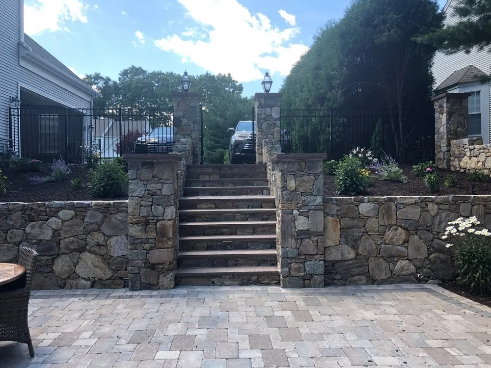 Professional garden landscaping in Coventry, RI - Mota's Construction
