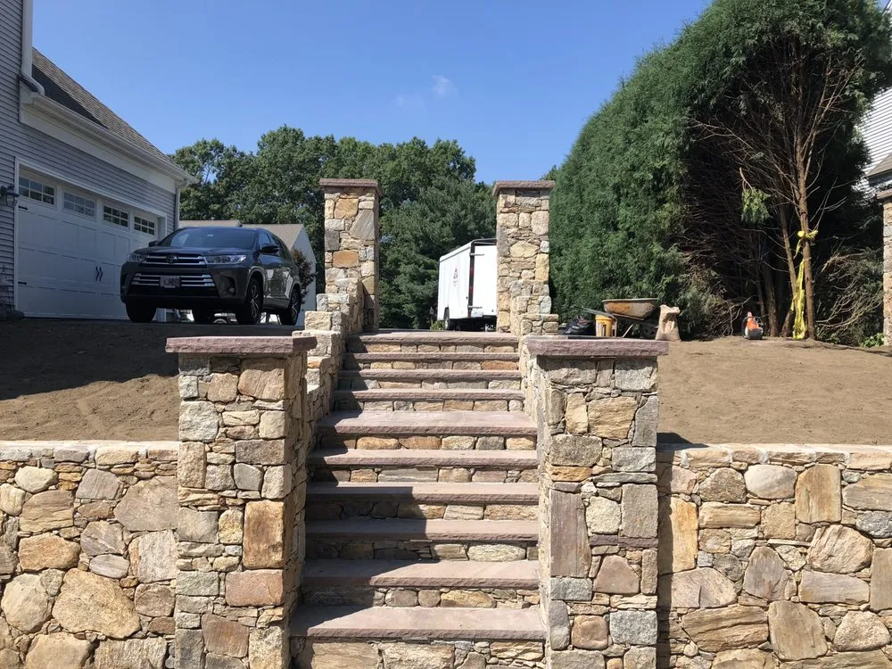 Top-rated garden landscaping for residential properties across Coventry, RI - Mota's Construction