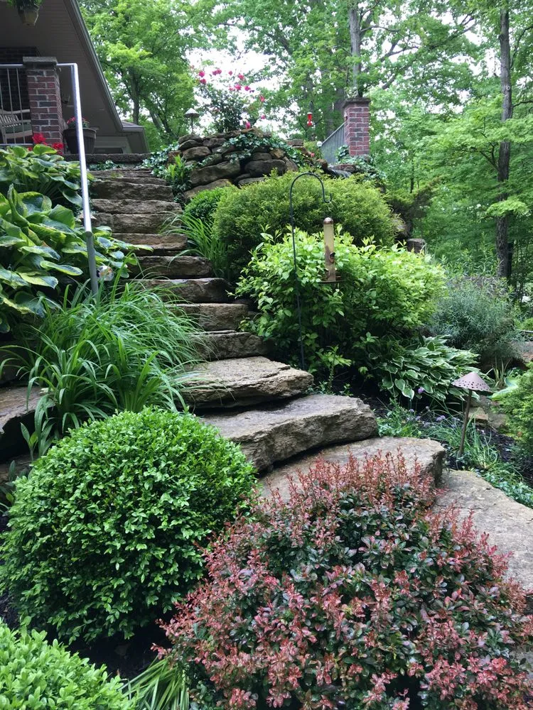 Custom landscape design near you in Bloomington, IN by Mother Nature Landscaping