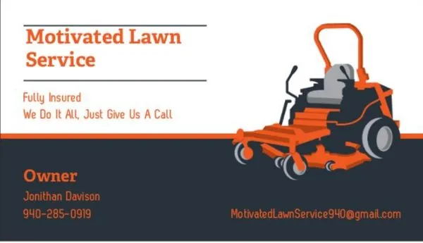 Motivated Lawn Service Logo