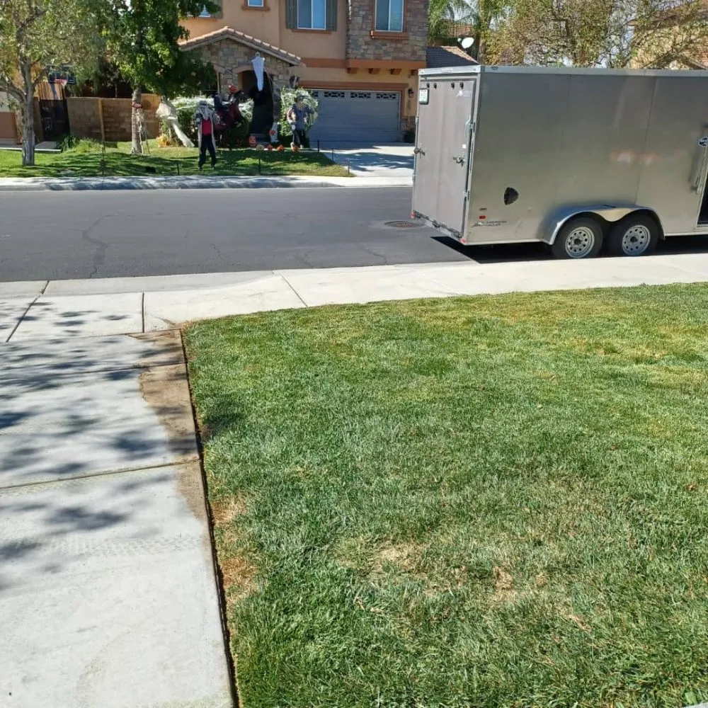 Professional outdoor landscaping in Menifee, CA by Moto Scapes Lawn Care